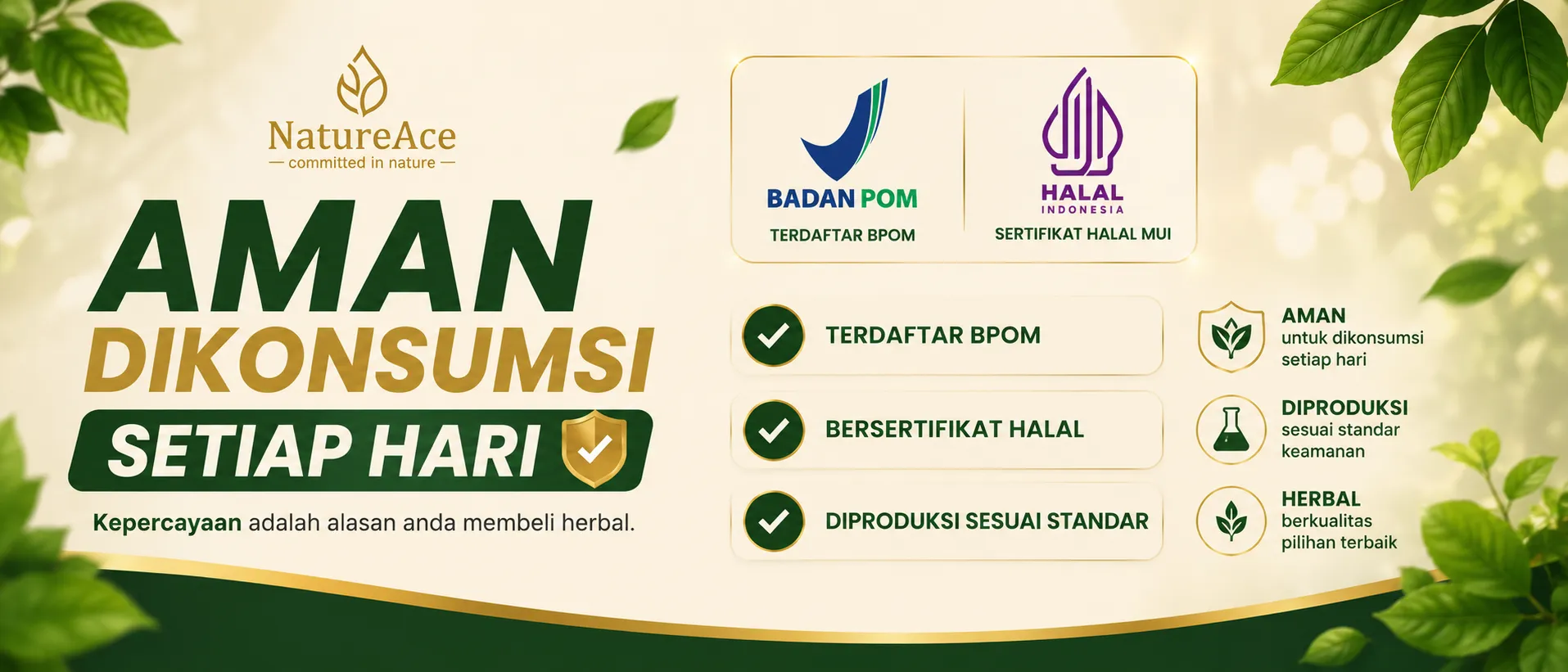 Aman dikonsumsi setiap hari